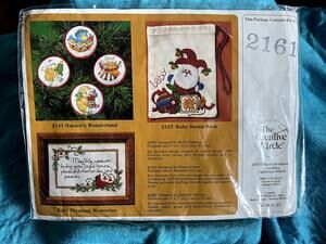 The creative circle 2161 pleasant memories Christmas cross stitch kit